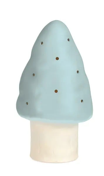 LAMP SMALL MUSHROOM  BLUE
