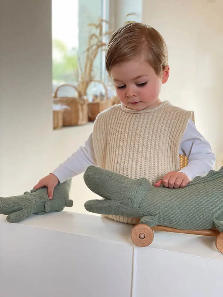PULL-ALONG CROCODILE