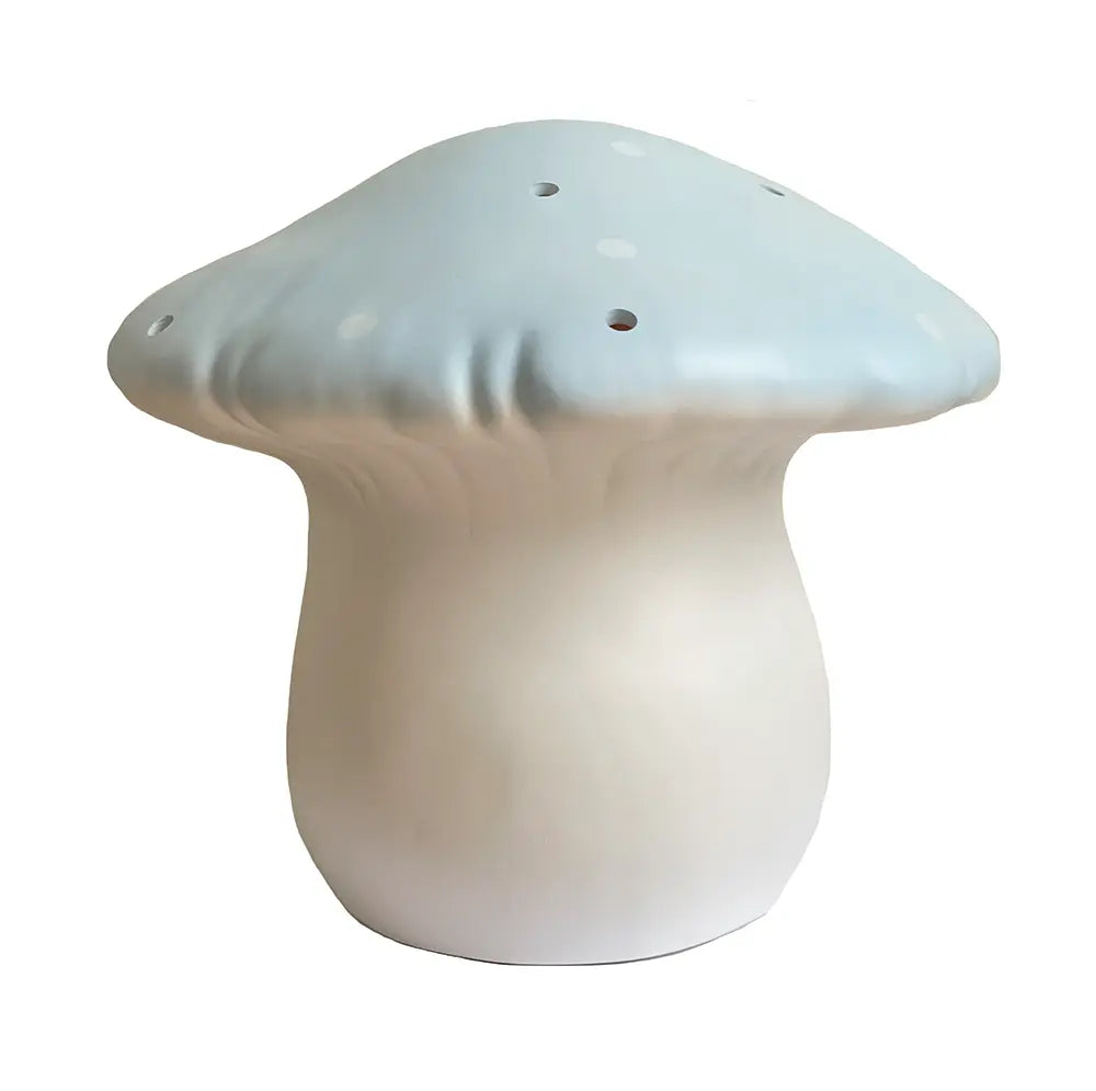 LAMP LARGE MUSHROOM BLUE