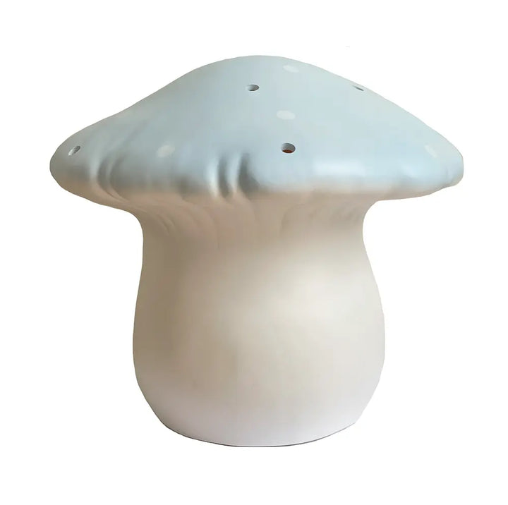 LAMP LARGE MUSHROOM BLUE