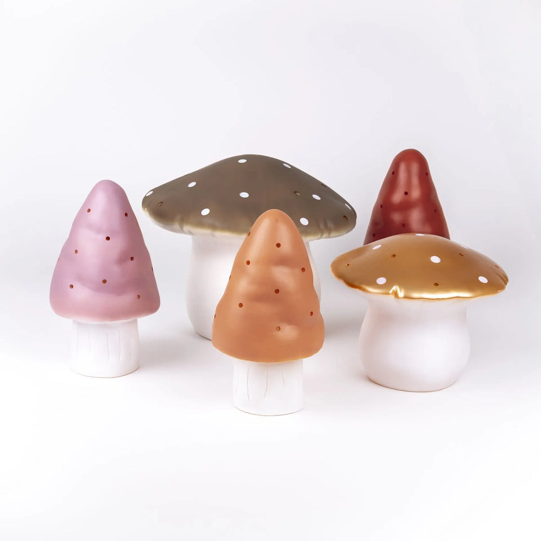 LAMP MUSHROOM MEDIUM COPPER