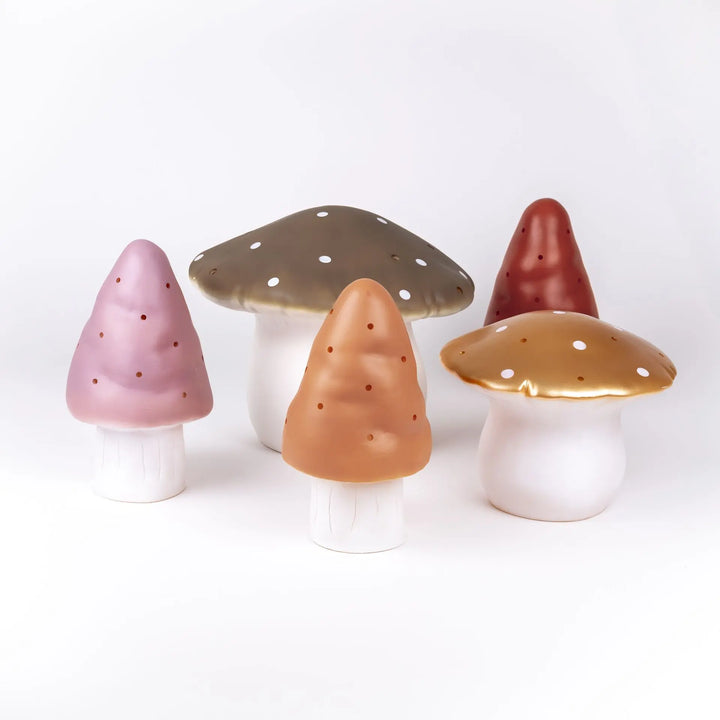 LAMP MUSHROOM MEDIUM COPPER