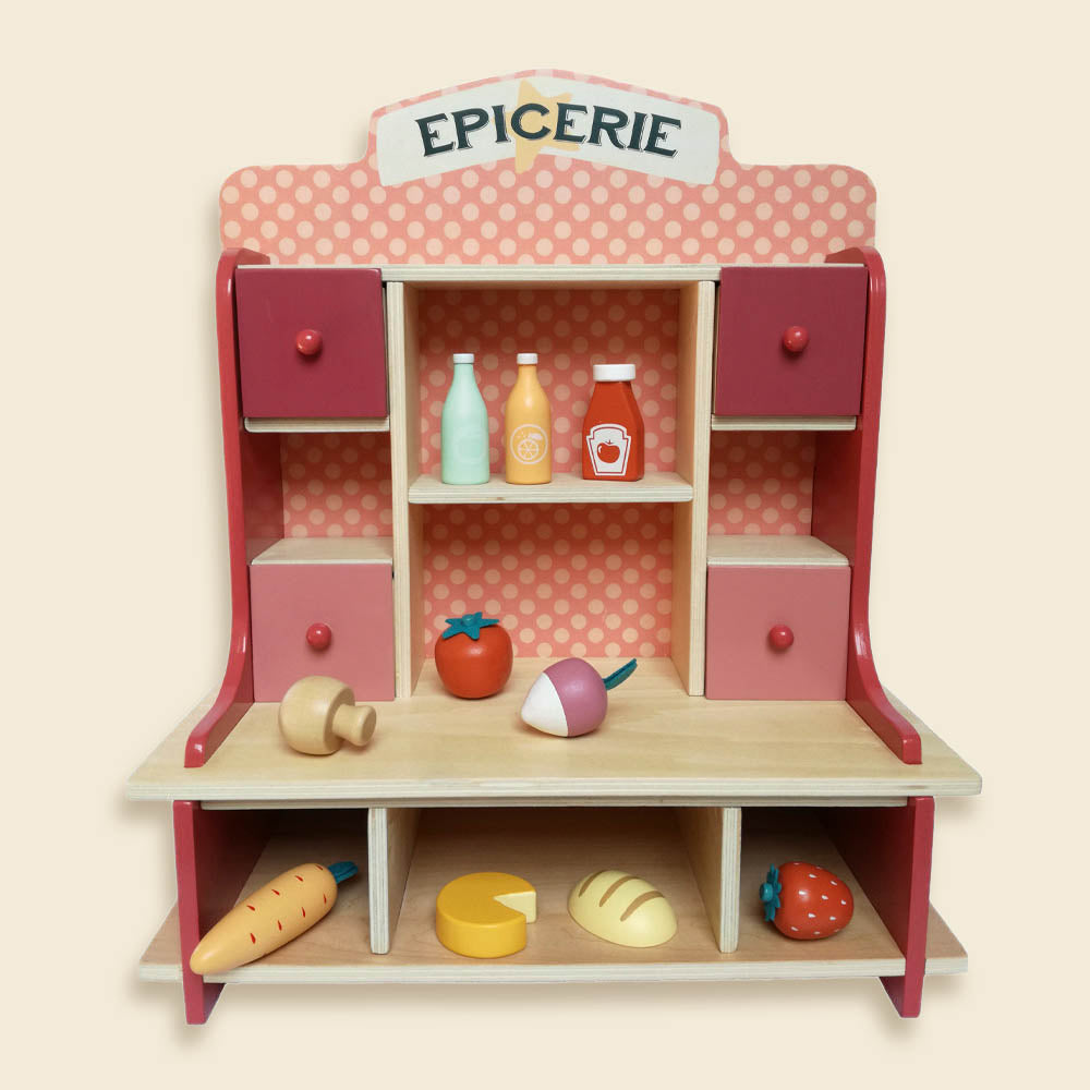 Small wooden grocery store