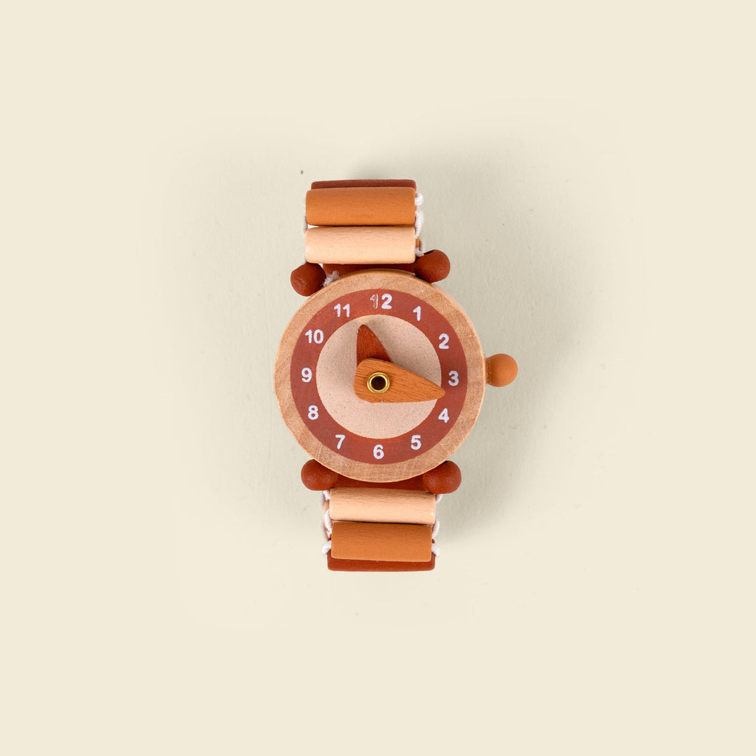 Houten horloge Emma