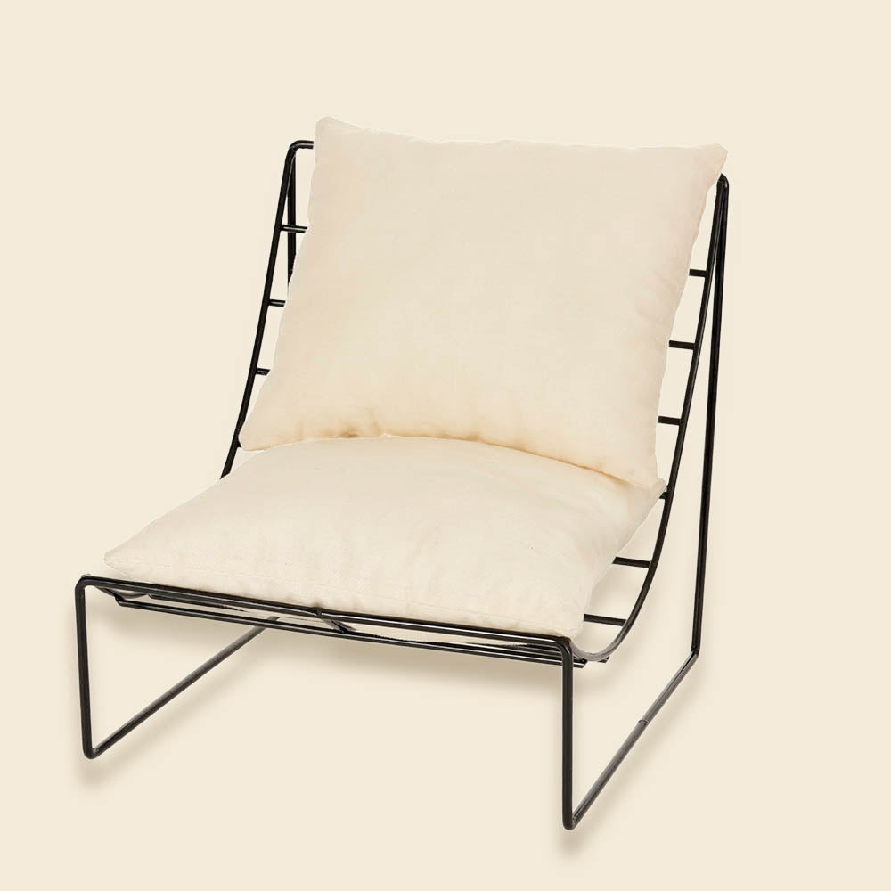 Fauteuil en métal pour poupée