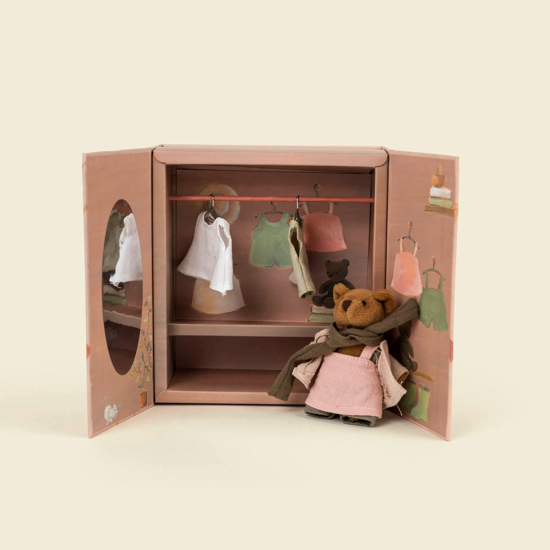 Wardrobe with bear