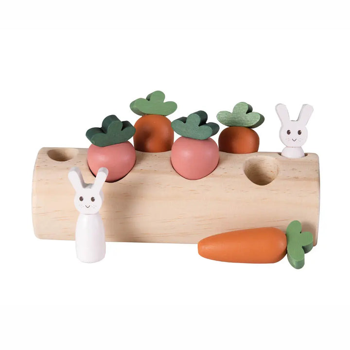 RABBIT AND VEGETABLES LOG