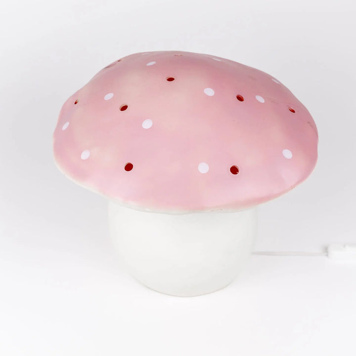 LAMP LARGE MUSHROOM VINTAGE PINK