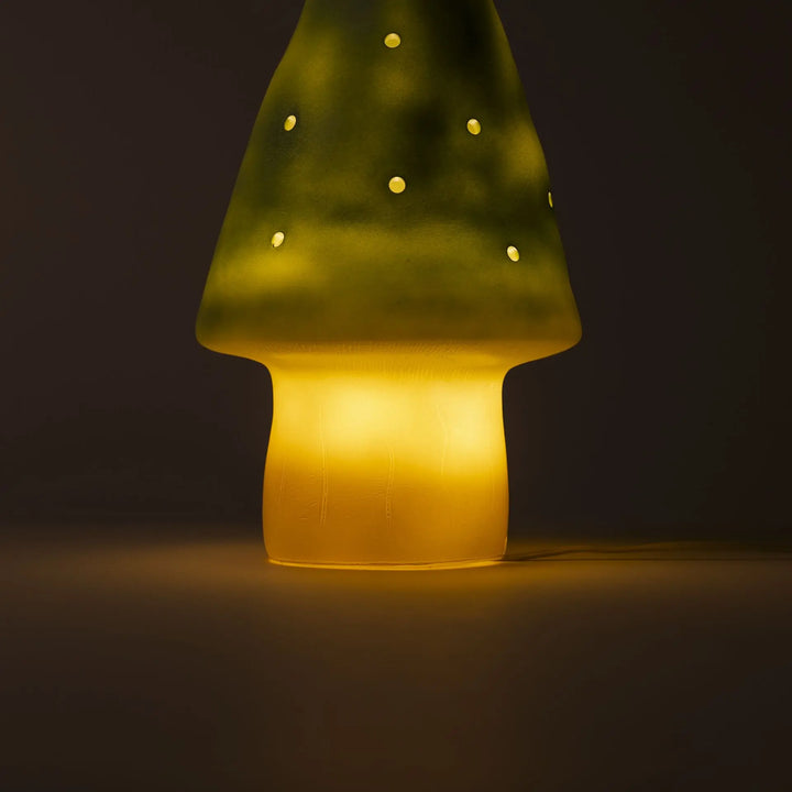 LAMP SMALL MUSHROOM ALMOND