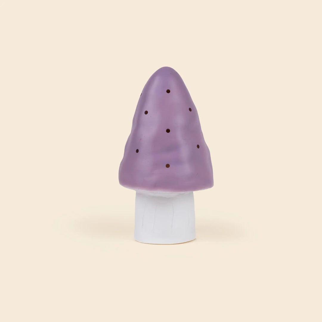 LAMP SMALL MUSHROOM LAVENDER