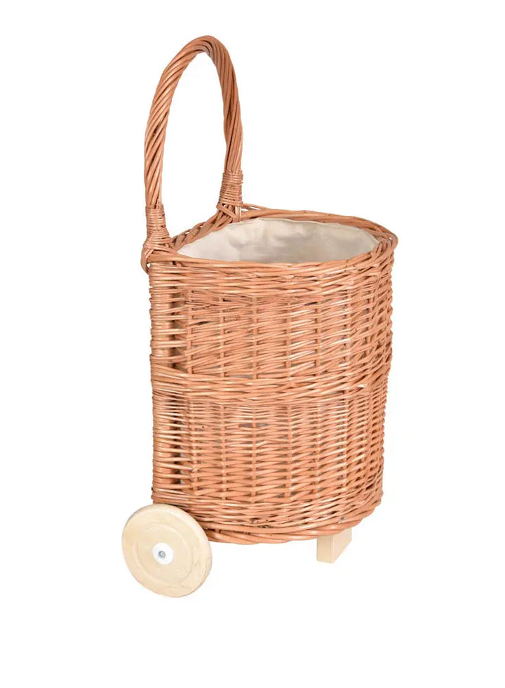 WICKER CADDY WITH NATURAL