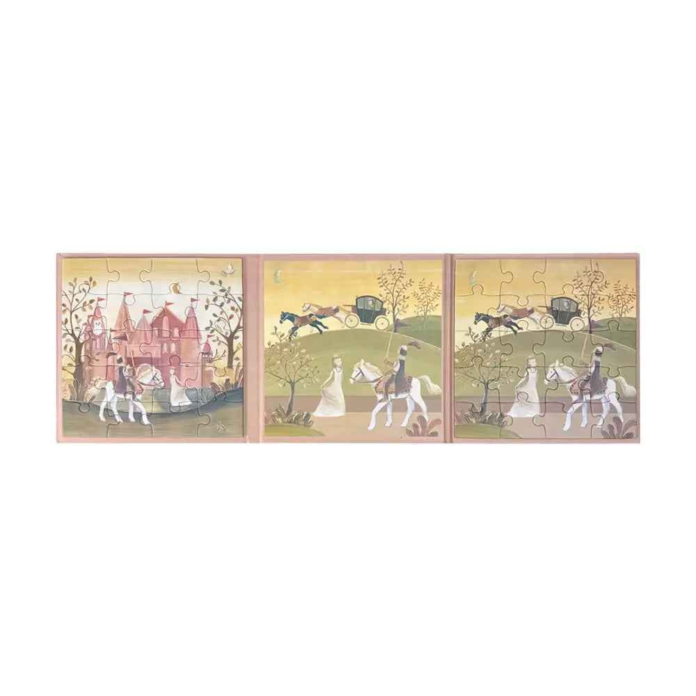 MAGNETIC PUZZLE RABBIT FAMILY