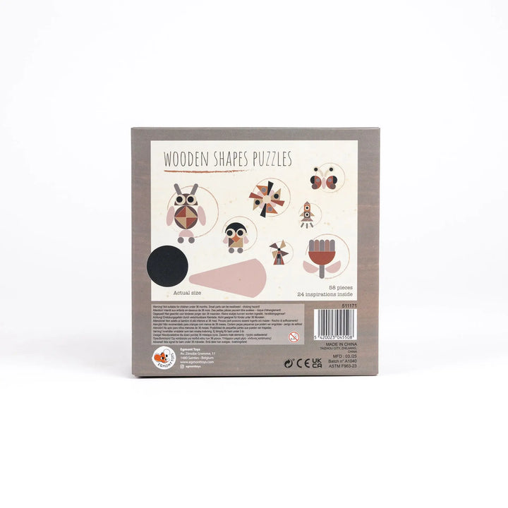 WOODEN SHAPES PUZZLES