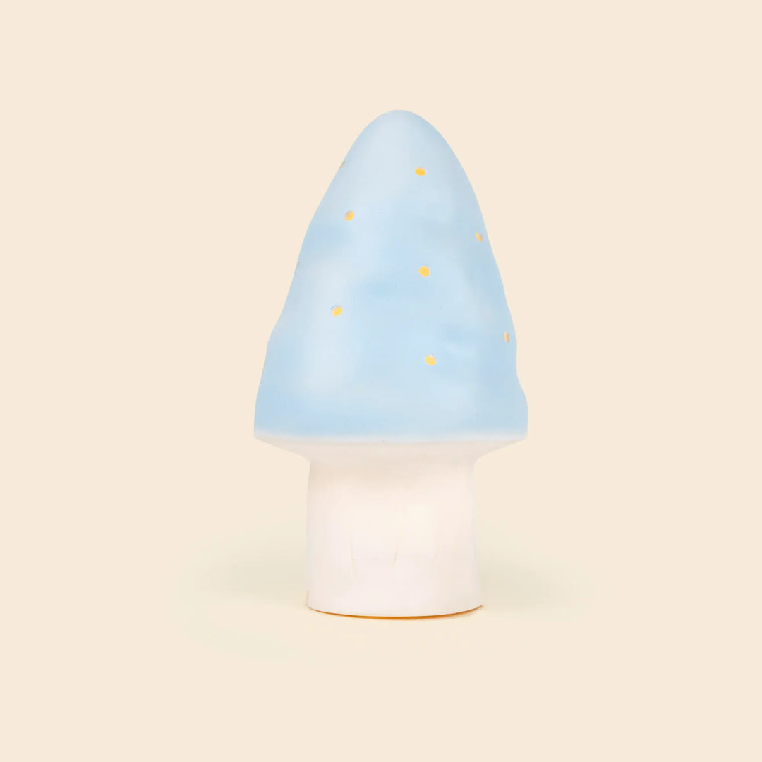 LAMP SMALL MUSHROOM  BLUE
