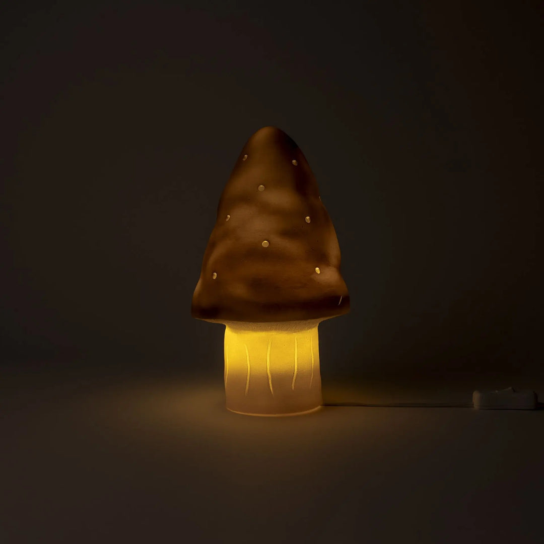 LAMP SMALL MUSHROOM CHOCOLATE
