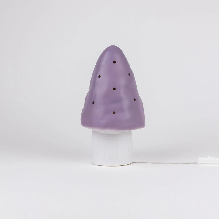 LAMP SMALL MUSHROOM LAVENDER