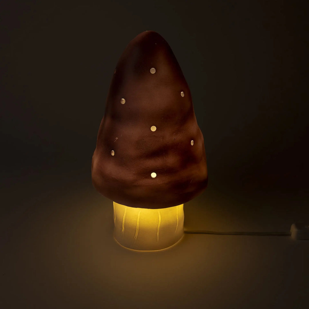 LAMP SMALL MUSHROOM LAVENDER