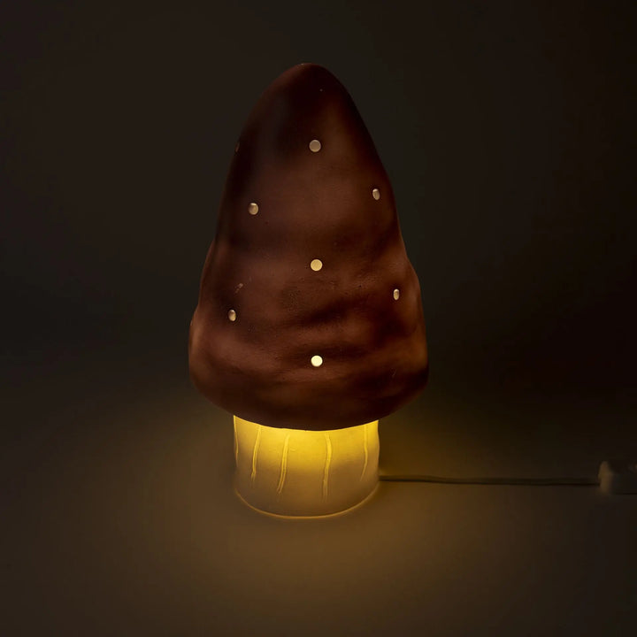 LAMP SMALL MUSHROOM LAVENDER