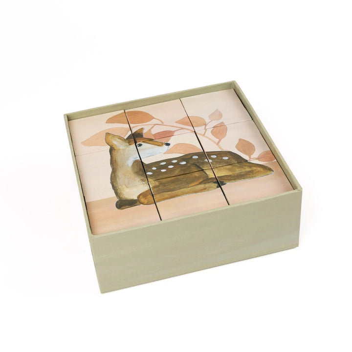 PUZZLE CUBES 9 PC FOREST