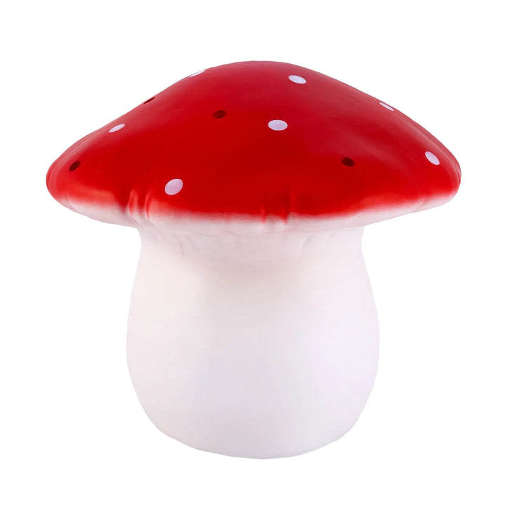 LAMP LARGE MUSHROOM RED