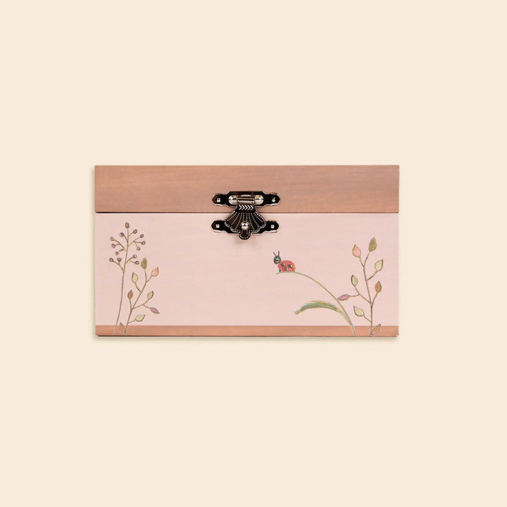MUSICAL JEWELRY BOX RABBIT & LADYBUG