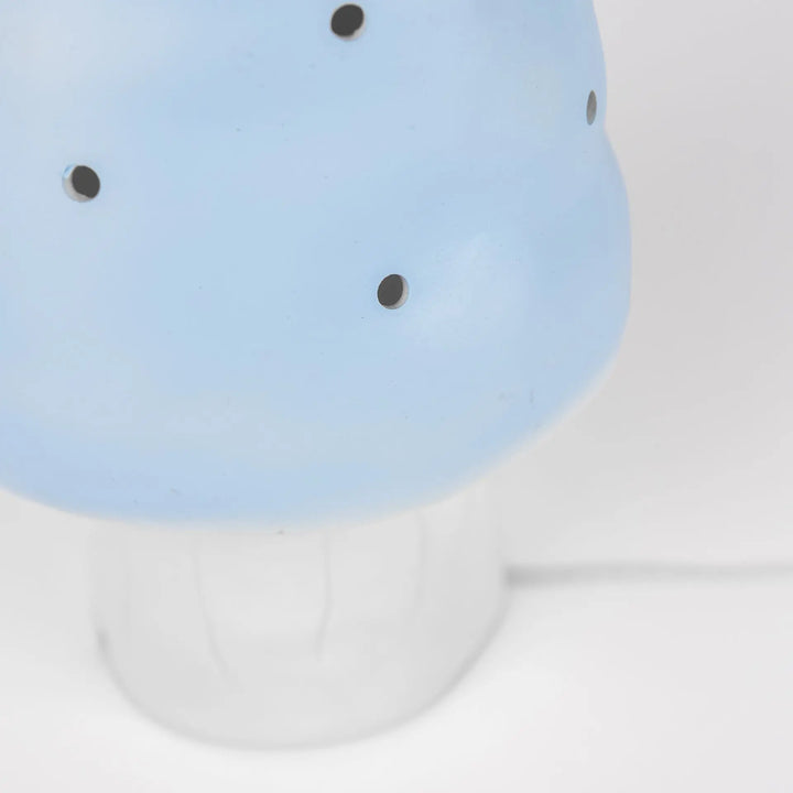 LAMP SMALL MUSHROOM  BLUE