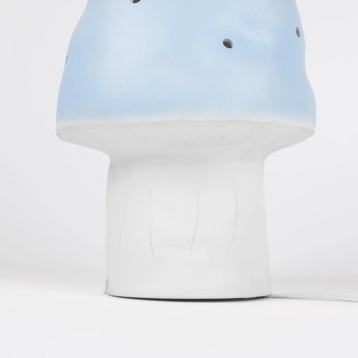 LAMP SMALL MUSHROOM  BLUE
