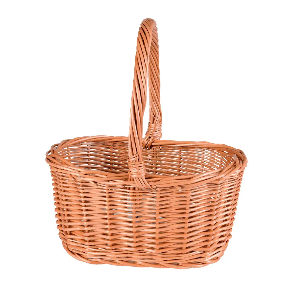 WICKER BASKET WITH BIG HA