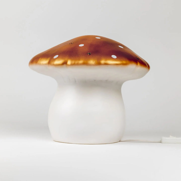 LAMP LARGE MUSHROOM COPPER