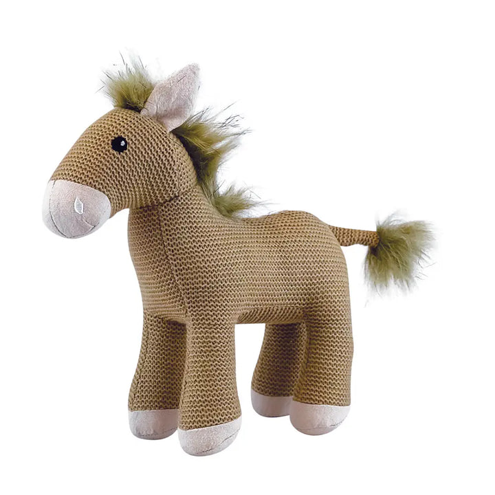 HENRY BIG Plush Toy Horse | Knitted Camel-Tan | Egmont Toys