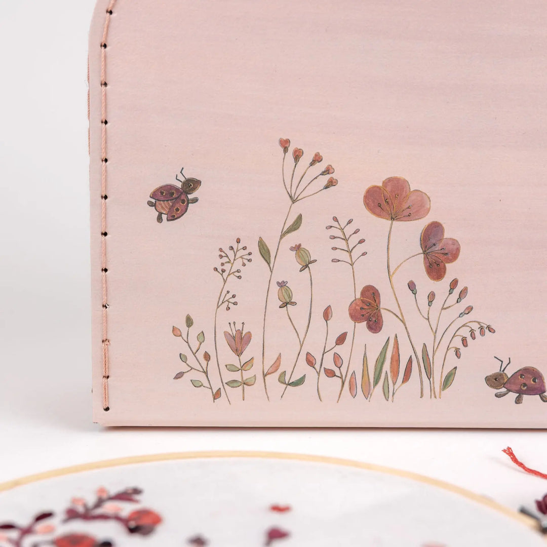 EMBROIDERY KIT LADYBUGS