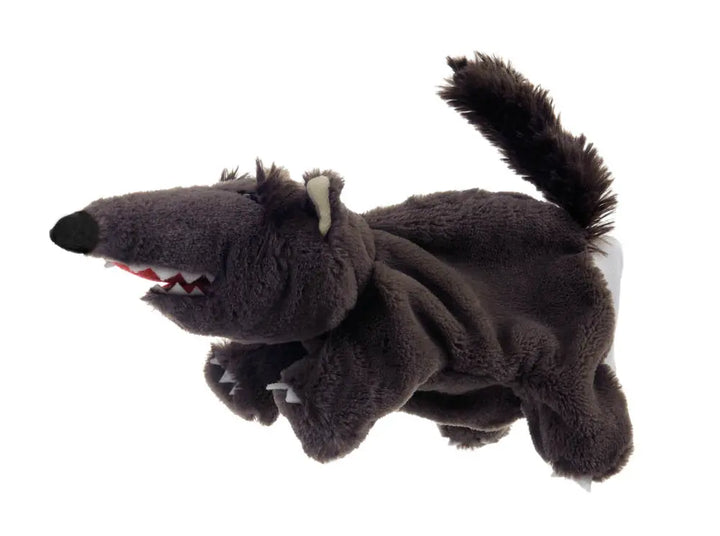 HANDPUPPET BLACK WOLF