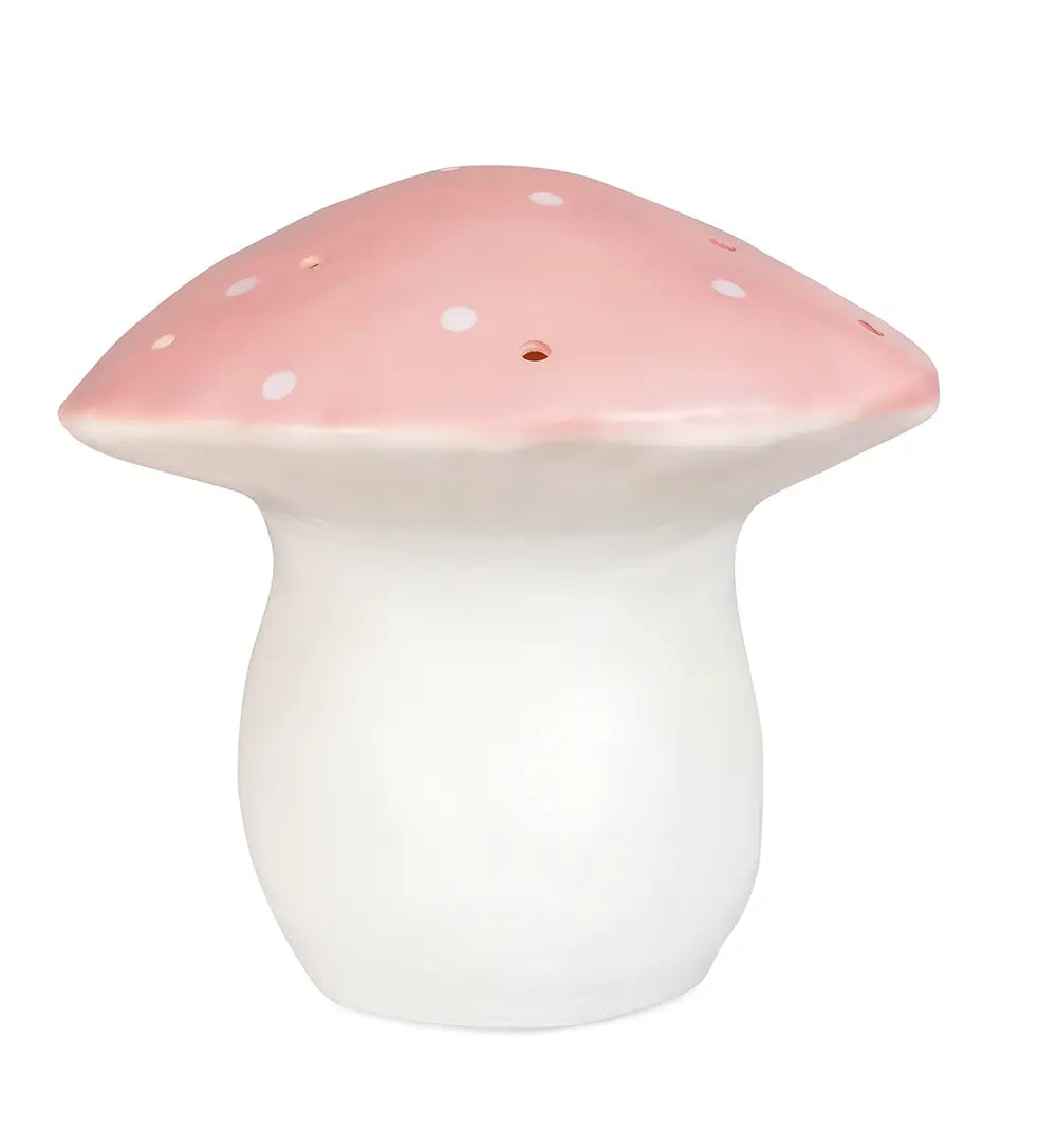 LAMP LARGE MUSHROOM VINTAGE PINK