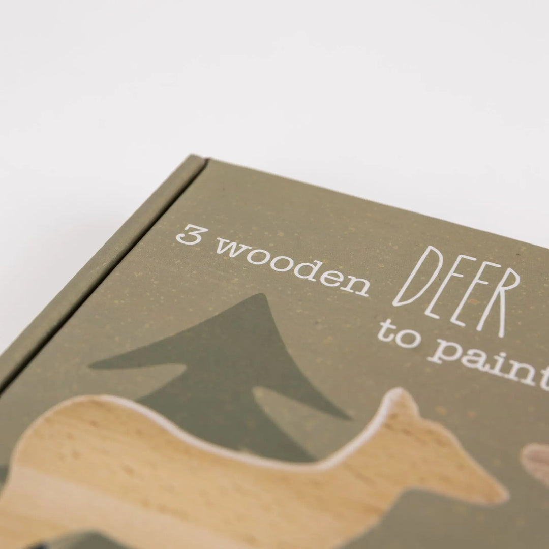 WOODEN DEER TO PAINT