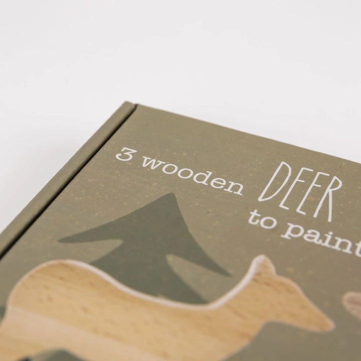 WOODEN DEER TO PAINT