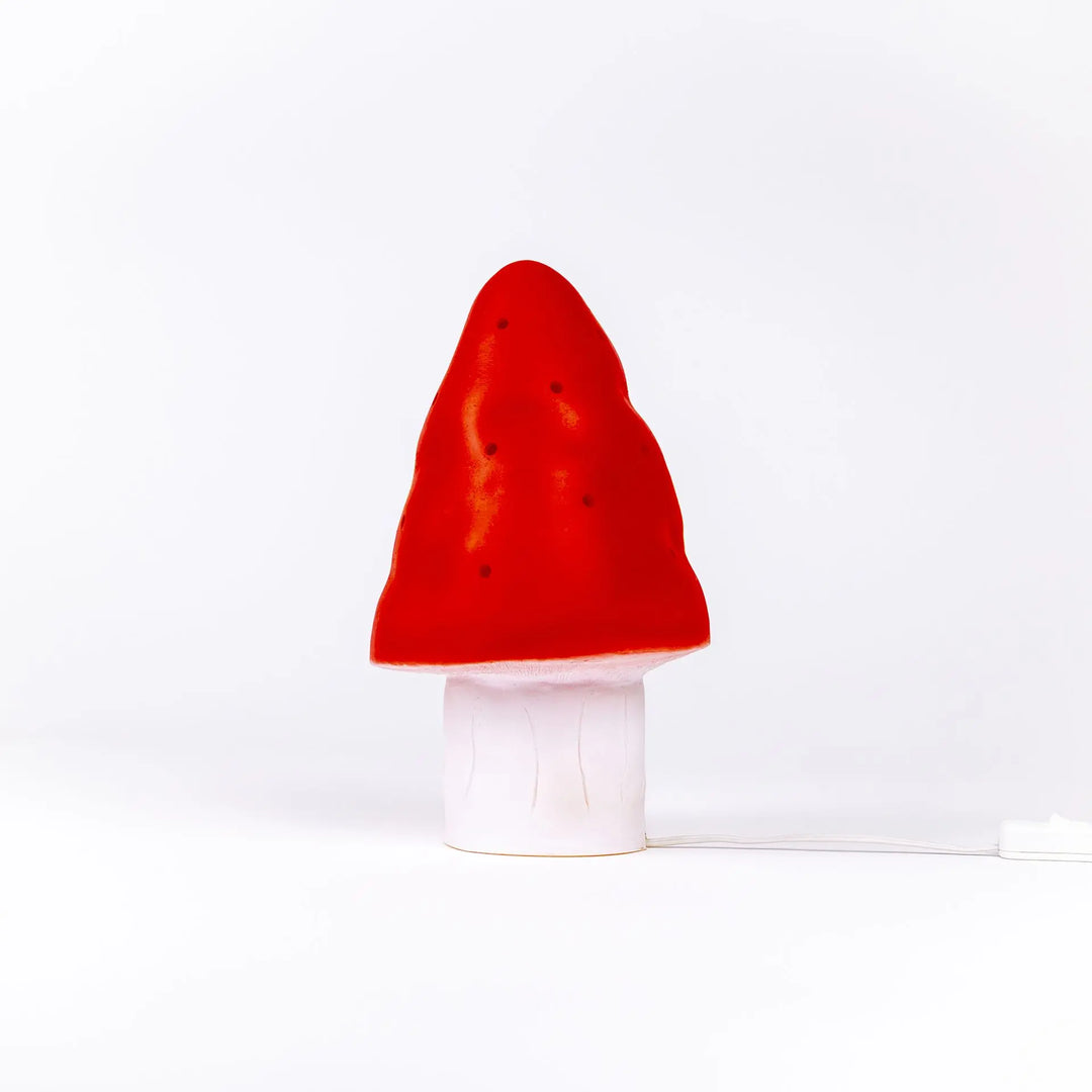 LAMP SMALL MUSHROOM RED