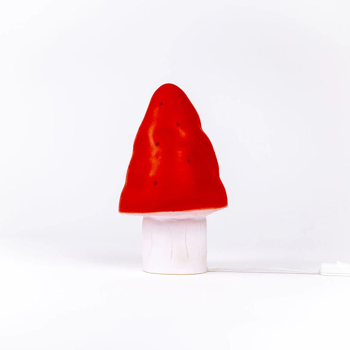 LAMP SMALL MUSHROOM RED
