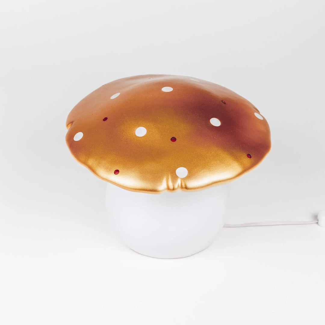 LAMP MUSHROOM MEDIUM COPPER
