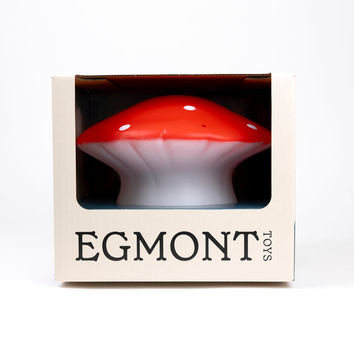 Mushroom lamp in its gift box