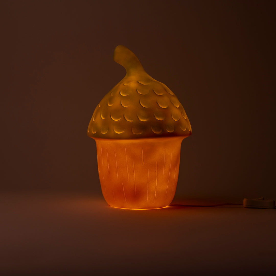 Acorn Night Lamp, Almond