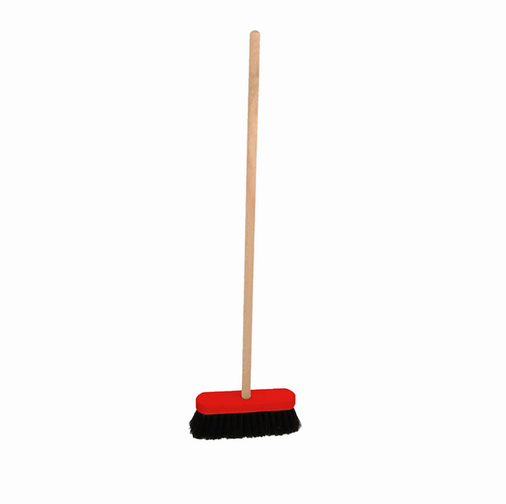 BROOM RED AND BLACK 80 CM