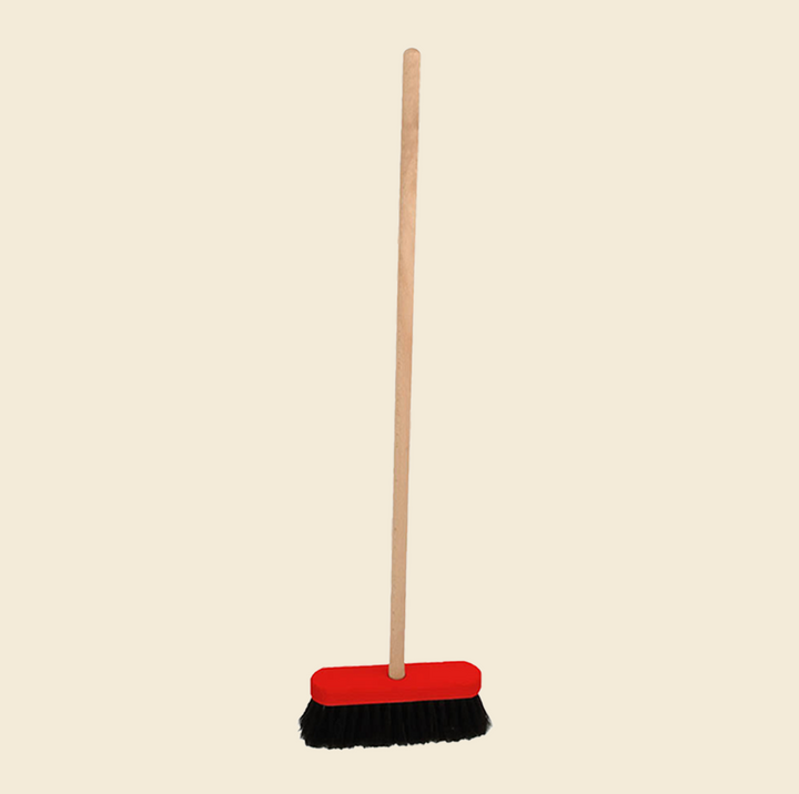 BROOM RED AND BLACK 80 CM