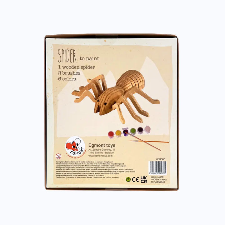 WOODEN SPIDER TO PAINT