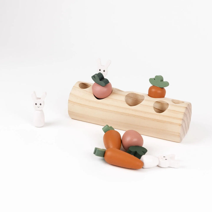 RABBIT AND VEGETABLES LOG