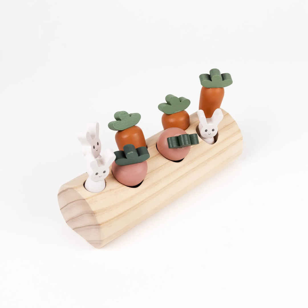 RABBIT AND VEGETABLES LOG