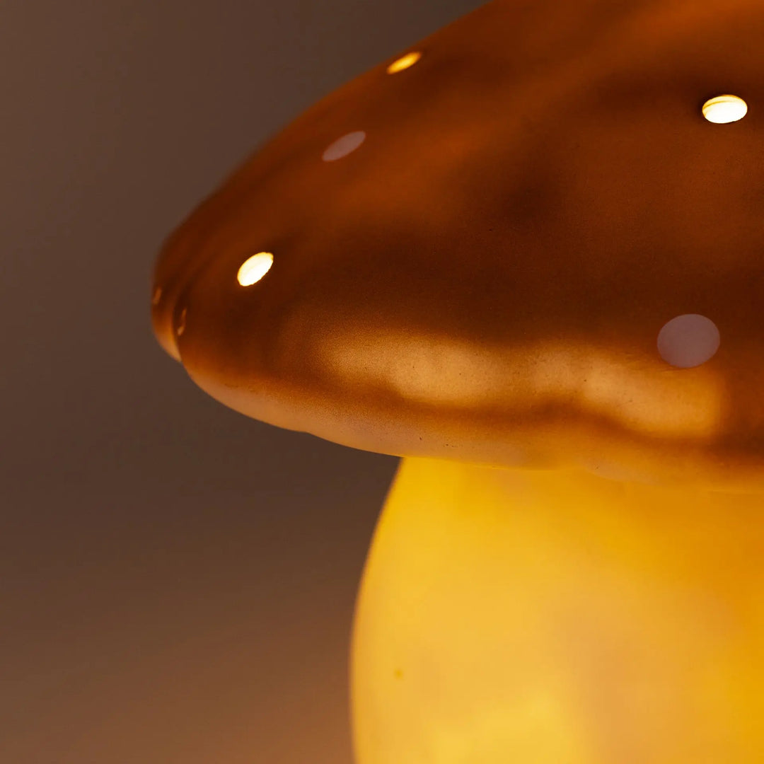 LAMP LARGE MUSHROOM COPPER