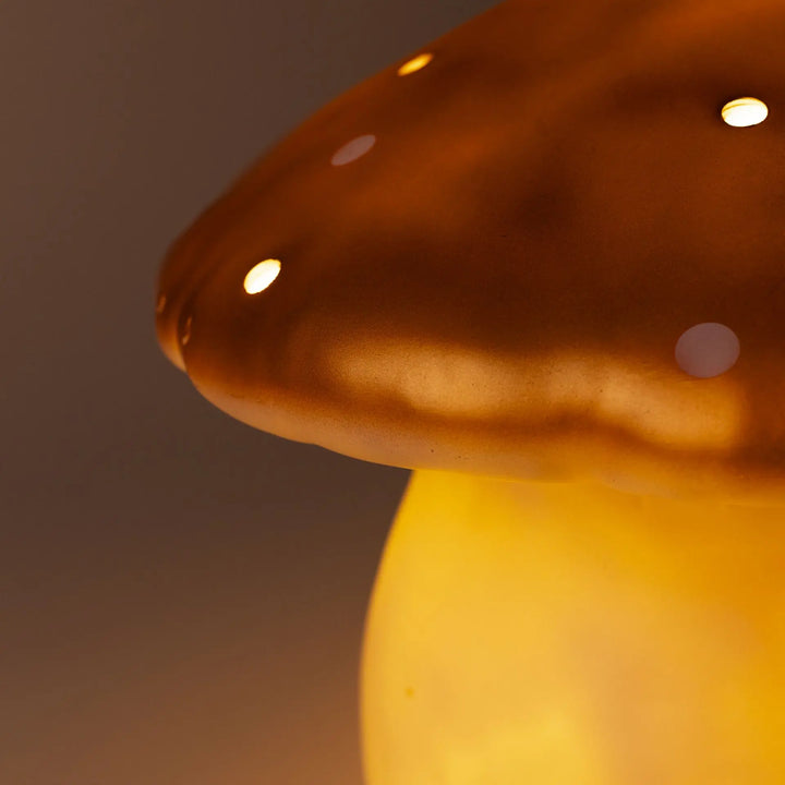 LAMP LARGE MUSHROOM COPPER