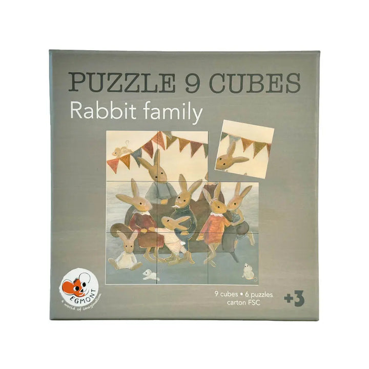 PUZZLE CUBES RABBIT FAMIL