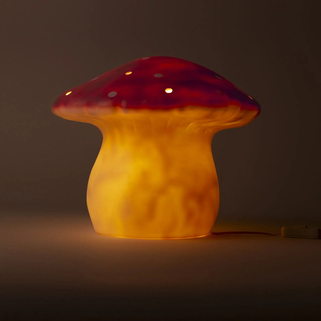 LAMP LARGE MUSHROOM CUBERDON