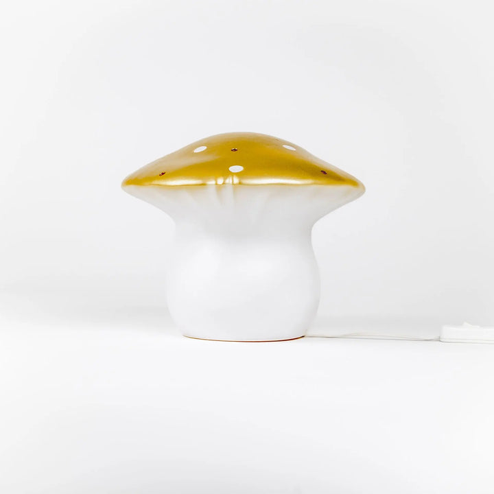 LAMP MUSHROOM MEDIUM GOLD